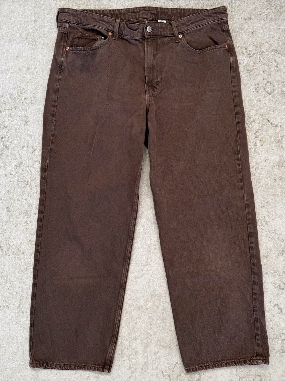 H&M &DENIM Brown Wide Leg Jeans
